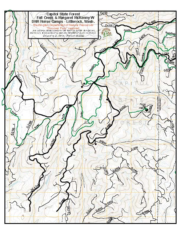 Fall Creek & Margaret McKinney - Capitol State Forest, Littlerock, WA