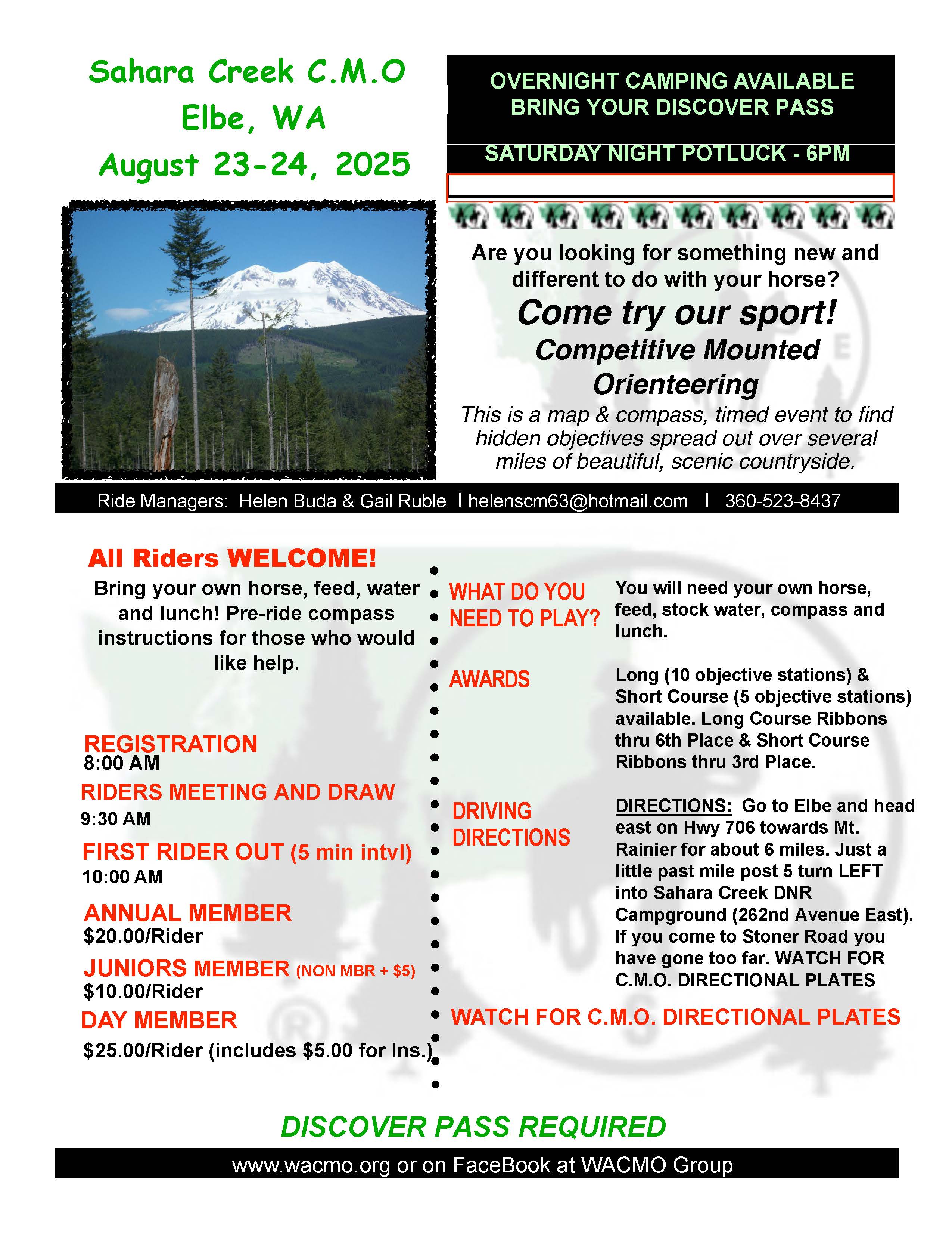 Aug 23-24, 2025 Elbe, WA