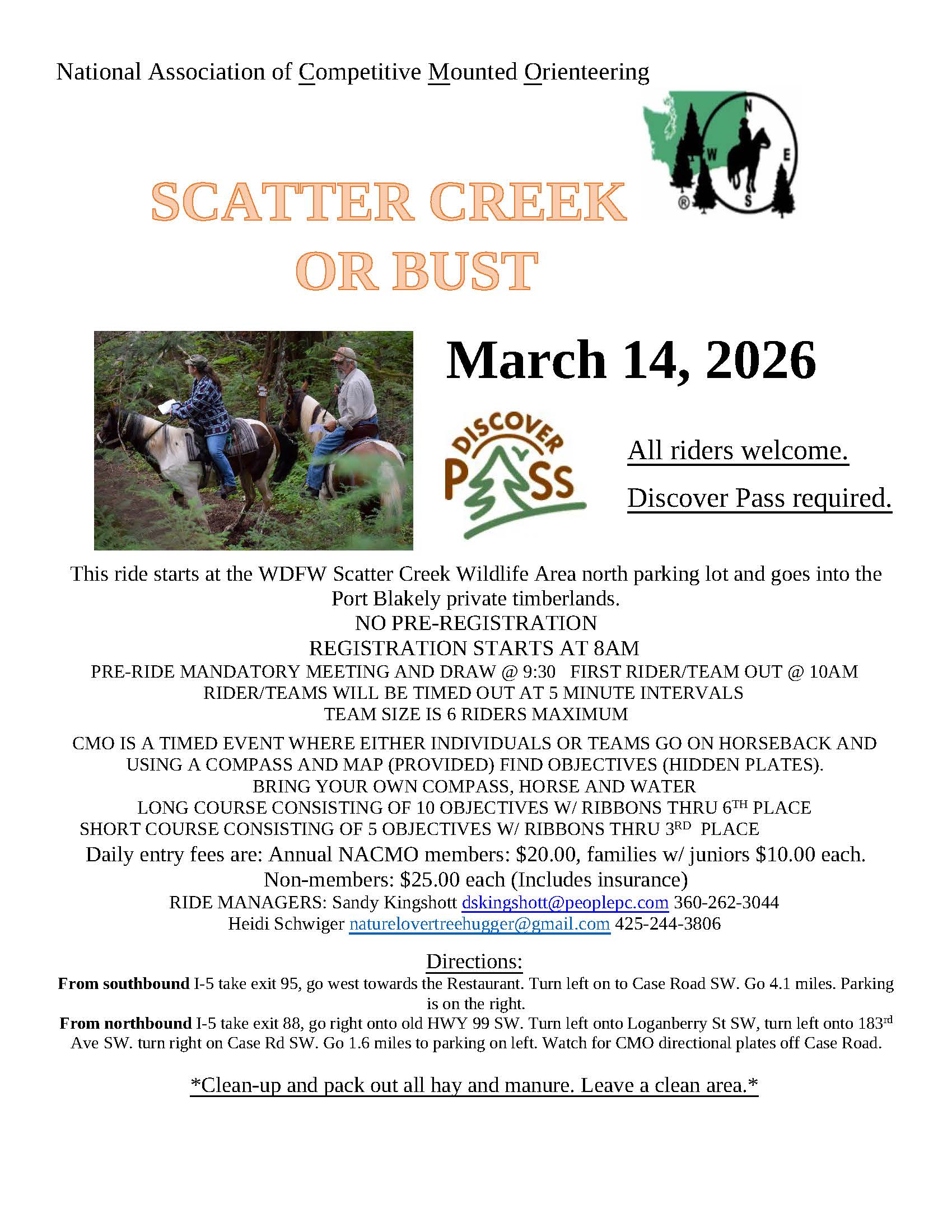 March 14, 2026 Scatter Creek, WA