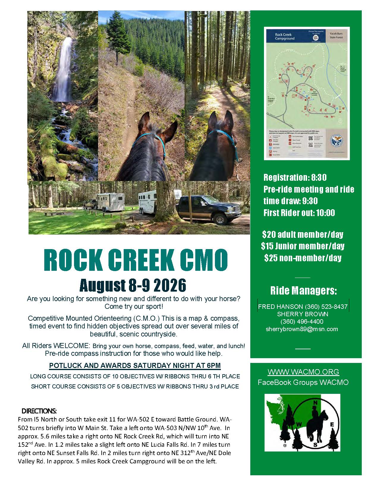 Aug 8 & 9, 2026 Rock Creek, WA, WA